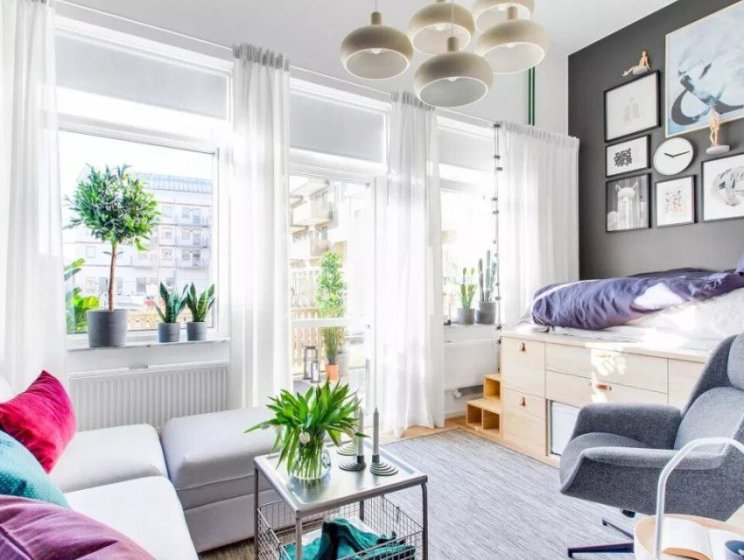 Bài trí ngôi nhà 34m² ở tầng một thành không gian sống lý tưởng có cả ban công vô cùng thơ mộng